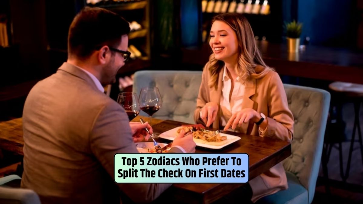Zodiac signs, First dates, Splitting the check, Equality in dating, Egalitarian relationships,
